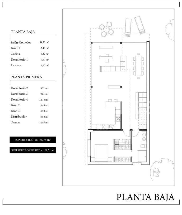 Villa a Santa Pola, Alicante, Spagna 4 camere da letto, 146 mq. N° 121330