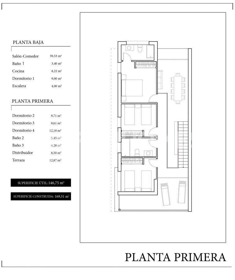 Villa a Santa Pola, Alicante, Spagna 4 camere da letto, 146 mq. N° 121330
