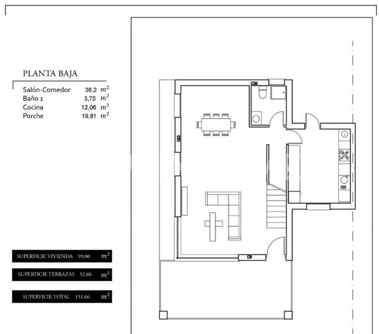 Villa Santa Pola, Alicante, Spānijā 4 istabas, 99 m2 Nr. 121331