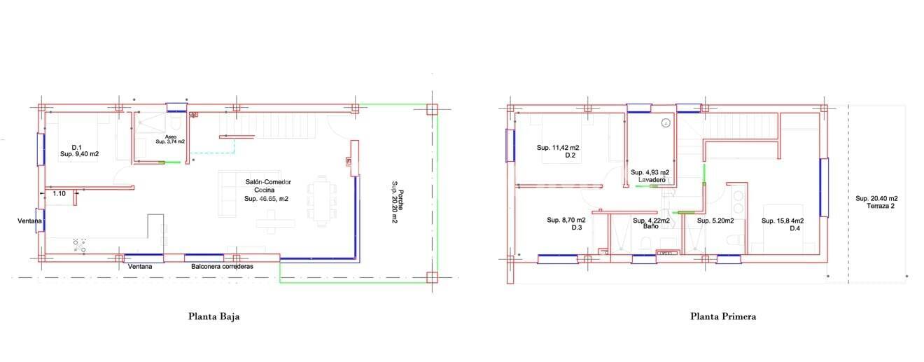 Villa Santa Pola, Alicante, Spānijā 4 istabas, 99 m2 Nr. 121331