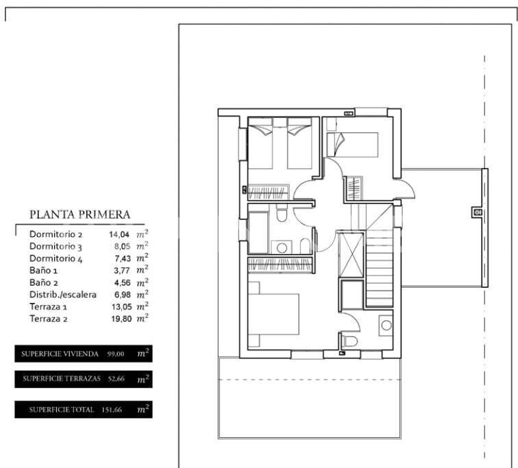 Villa Santa Pola, Alicante, Spānijā 4 istabas, 99 m2 Nr. 121331