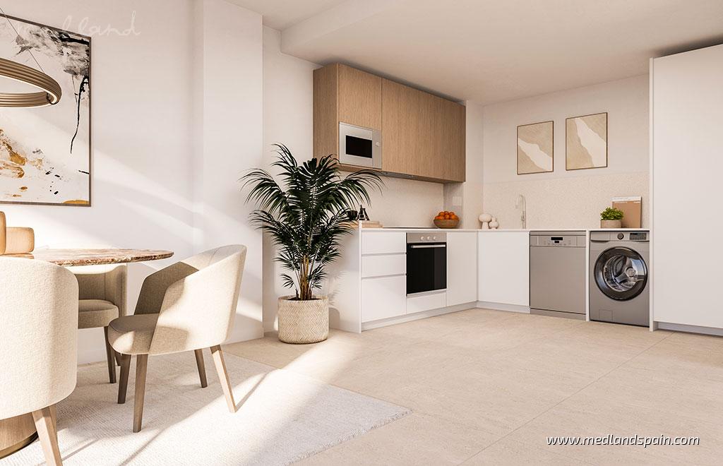Appartamento a Manilva, Malaga, Spagna 2 camere da letto, 118 mq. N° 124782