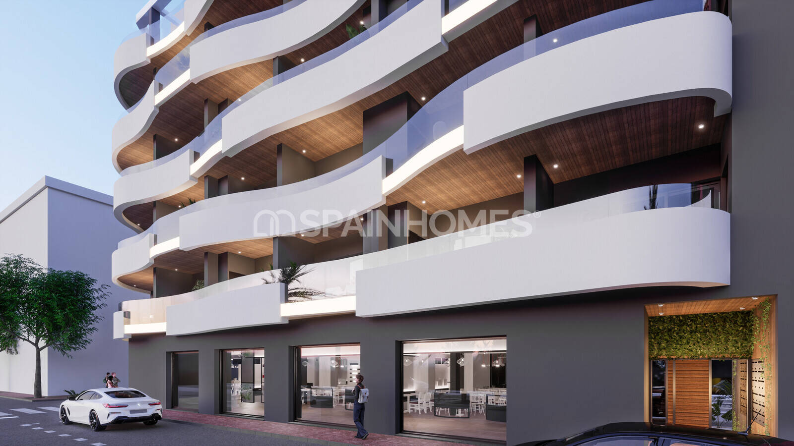 Penthäuser in Torrevieja, Alicante, Spanien 2 Schlafzimmer, 53 m2 Nr. 121209