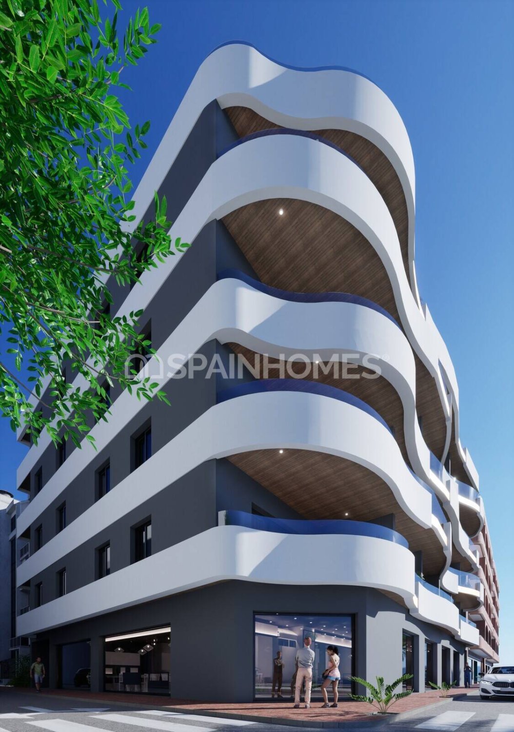 Penthäuser in Torrevieja, Alicante, Spanien 2 Schlafzimmer, 53 m2 Nr. 121209