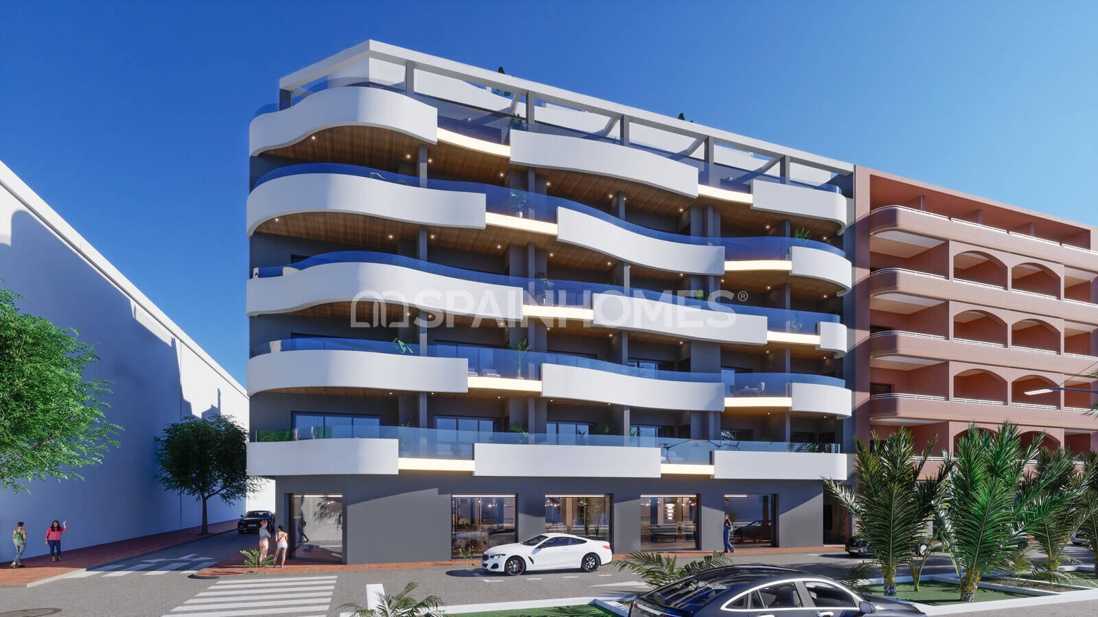 Penthäuser in Torrevieja, Alicante, Spanien 2 Schlafzimmer, 53 m2 Nr. 121209