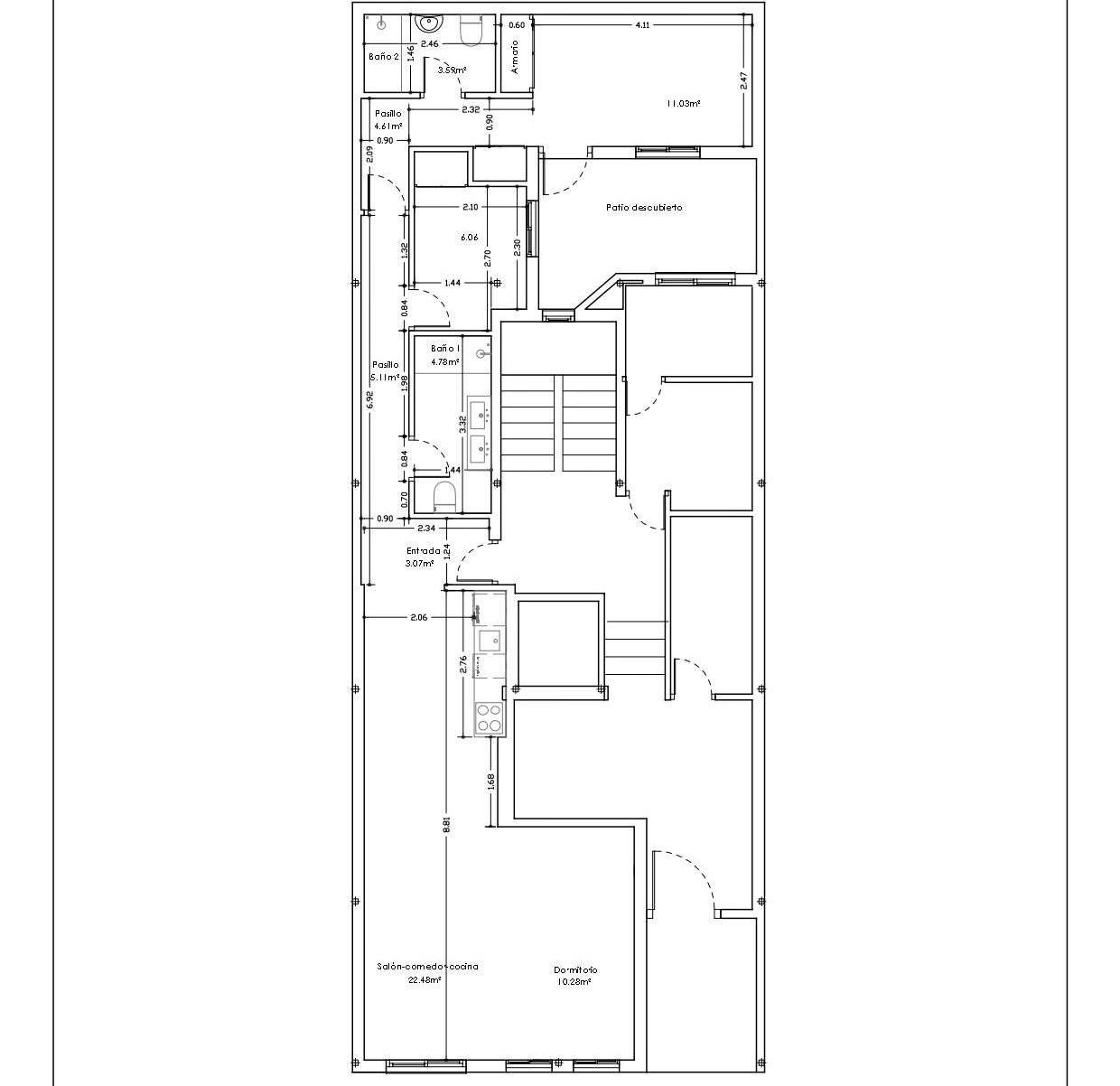 Wohnung in Alicante, Spanien 2 Schlafzimmer, 83 m2 Nr. 128445