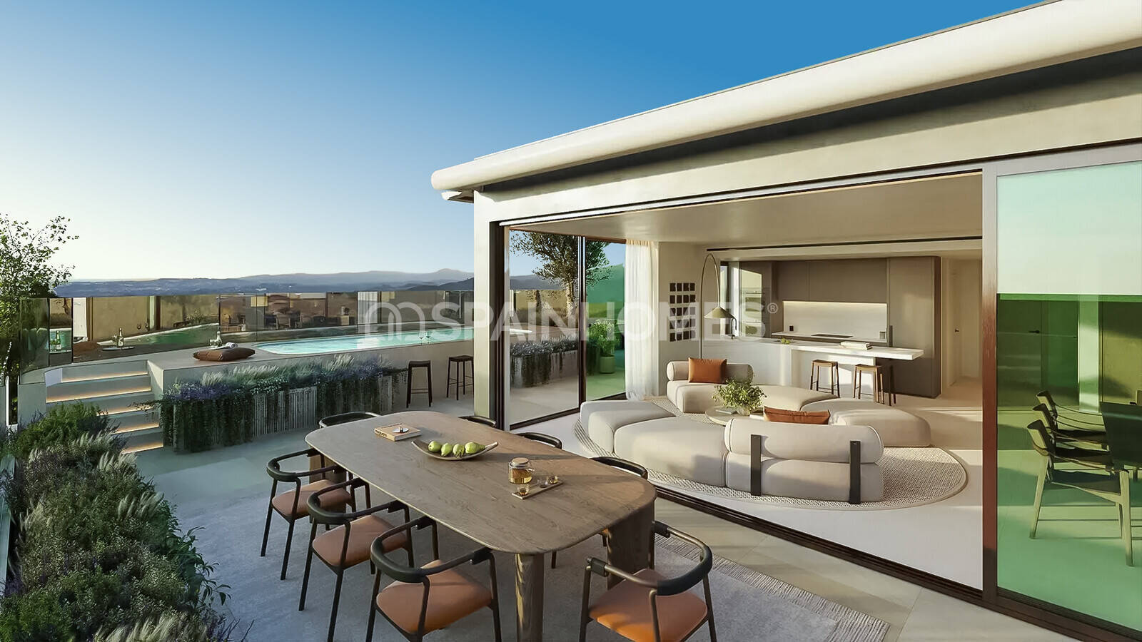 Kattohuoneisto Fuengirola, Malaga, Espanja 3 makuuhuonetta, 126 m2 No. 121006