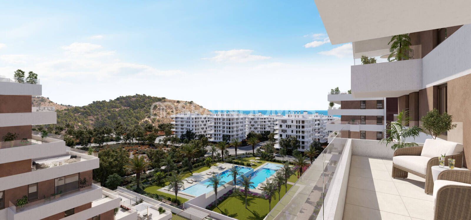 Apartament w Villajoyosa, Alicante, Hiszpania 3 sypialnie, 111 mkw. nr 121001