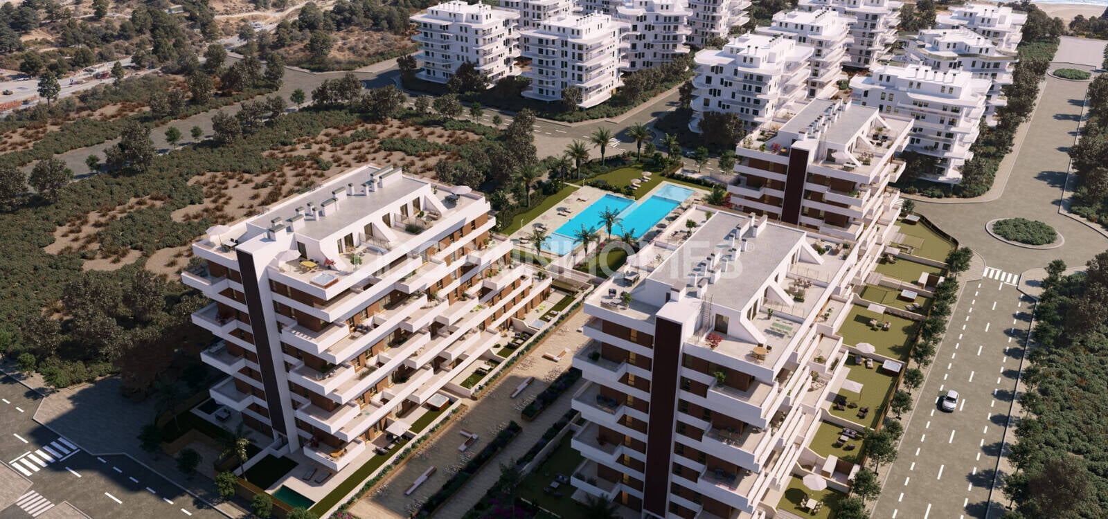 Apartament w Villajoyosa, Alicante, Hiszpania 3 sypialnie, 111 mkw. nr 121001