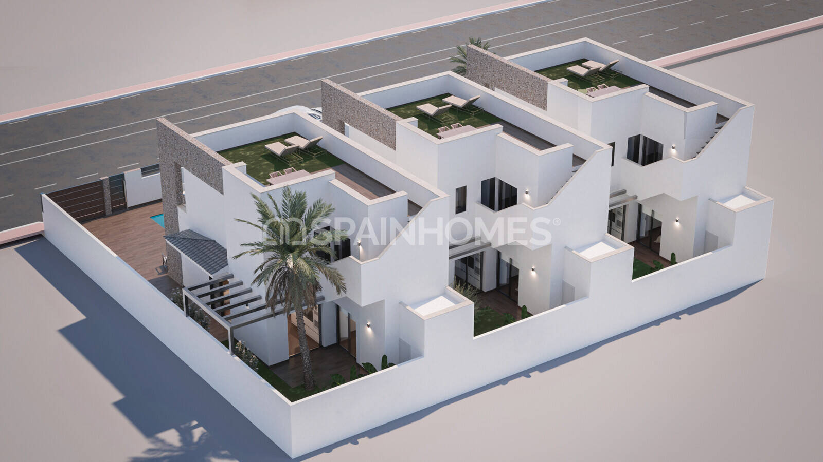 Villa à San Pedro del Pinatar, Murcia, Espagne 3 chambres, 174 m2 No. 120921