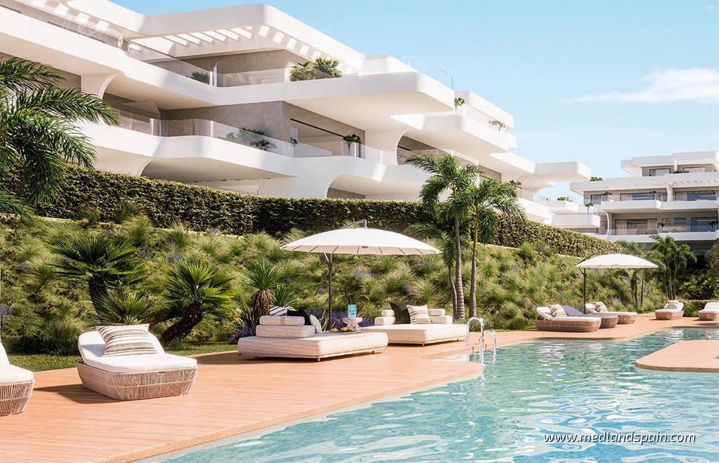 Apartament w Estepona, Malaga, Hiszpania 2 sypialnie, 94 mkw. nr 121354