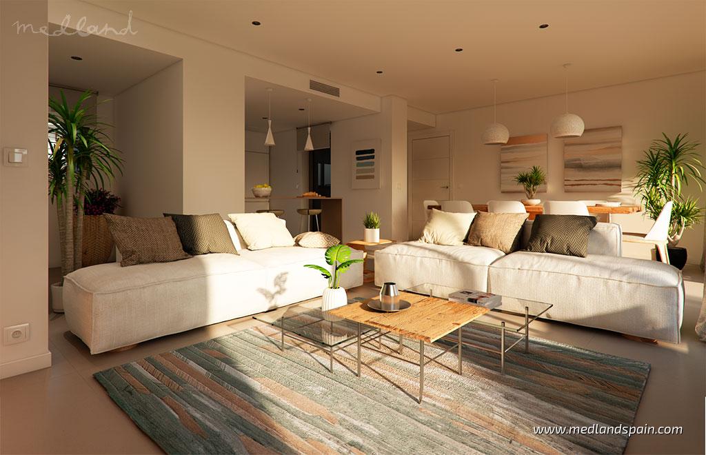 Apartamento en Casares, Málaga, España 3 dormitorios, 134 m2 No. 121359