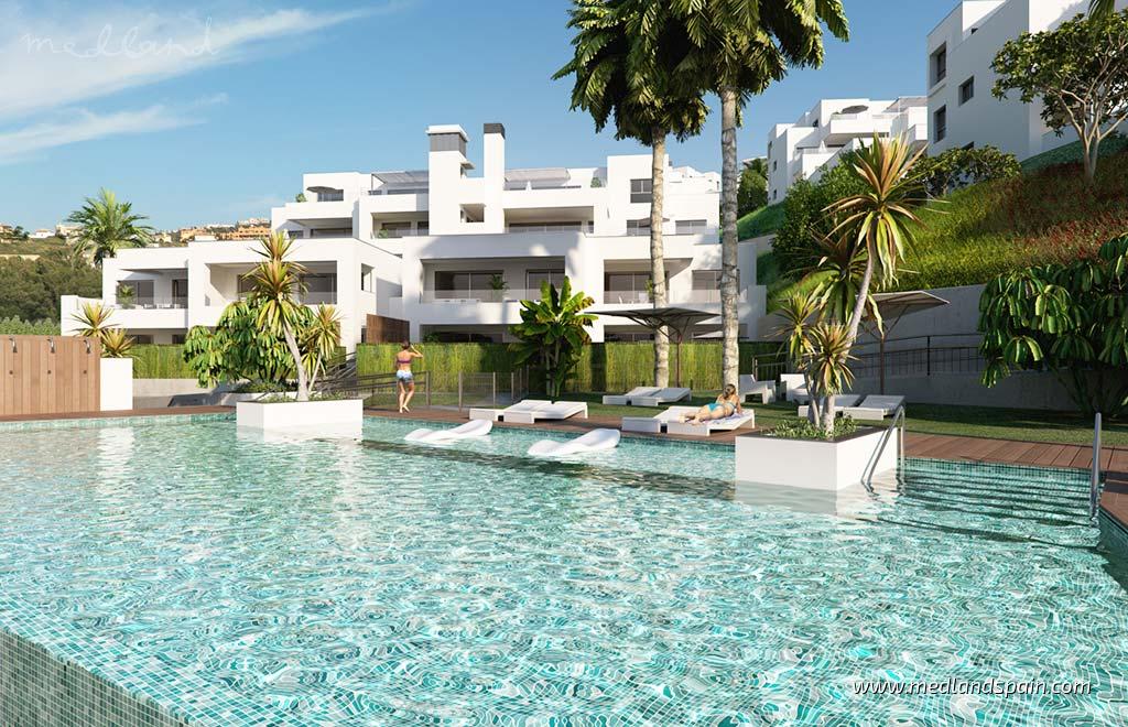 Apartamento en Casares, Málaga, España 3 dormitorios, 134 m2 No. 121359