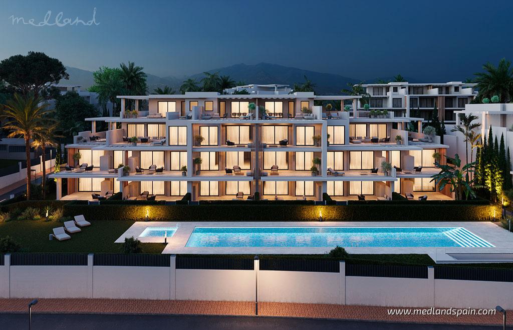 Dzīvoklis Estepona, Malaga, Spānijā 3 istabas, 140 m2 Nr. 129917