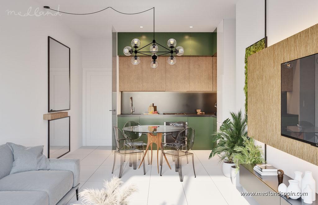 Huoneisto San Miguel de Salinas, Alicante, Espanja 2 makuuhuonetta, 65 m2 No. 130192