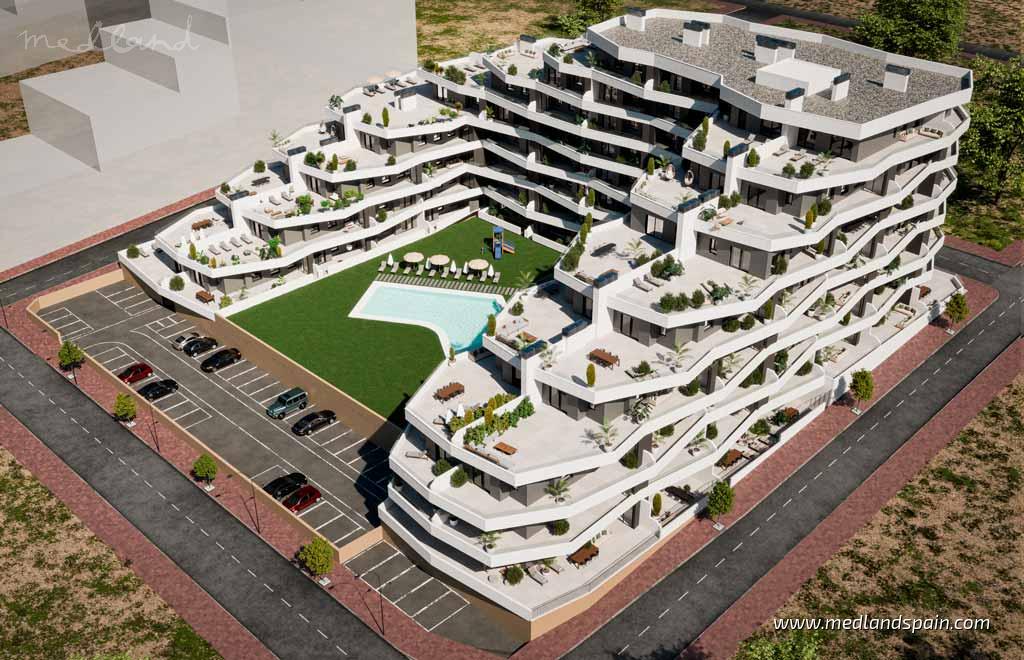 Huoneisto San Miguel de Salinas, Alicante, Espanja 2 makuuhuonetta, 65 m2 No. 130192