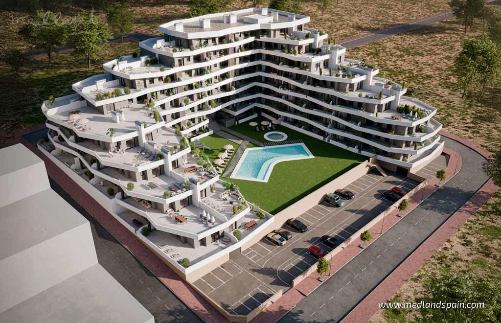 Huoneisto San Miguel de Salinas, Alicante, Espanja 2 makuuhuonetta, 65 m2 No. 130192