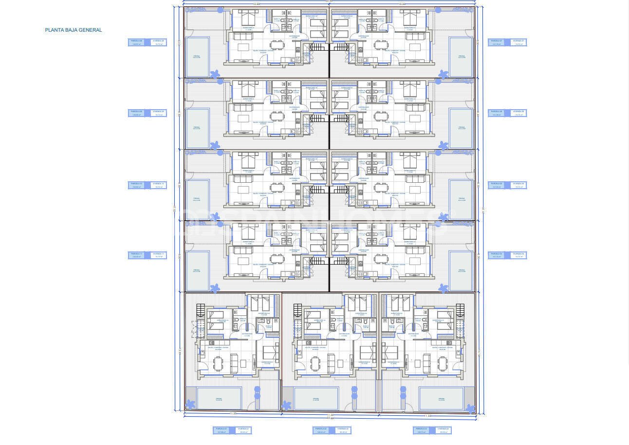 Villa in Torre-Pacheco, Murcia, Spanien 2 Schlafzimmer, 74 m2 Nr. 120683
