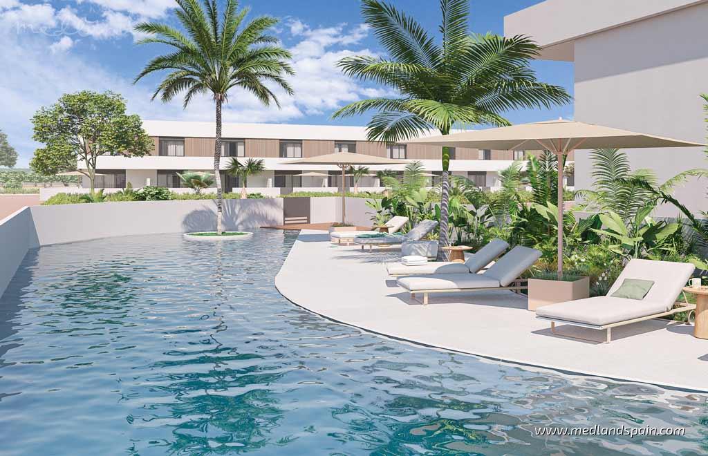Rindu māja Pilar de la Horadada, Alicante, Spānijā 2 istabas, 91 m2 Nr. 121389