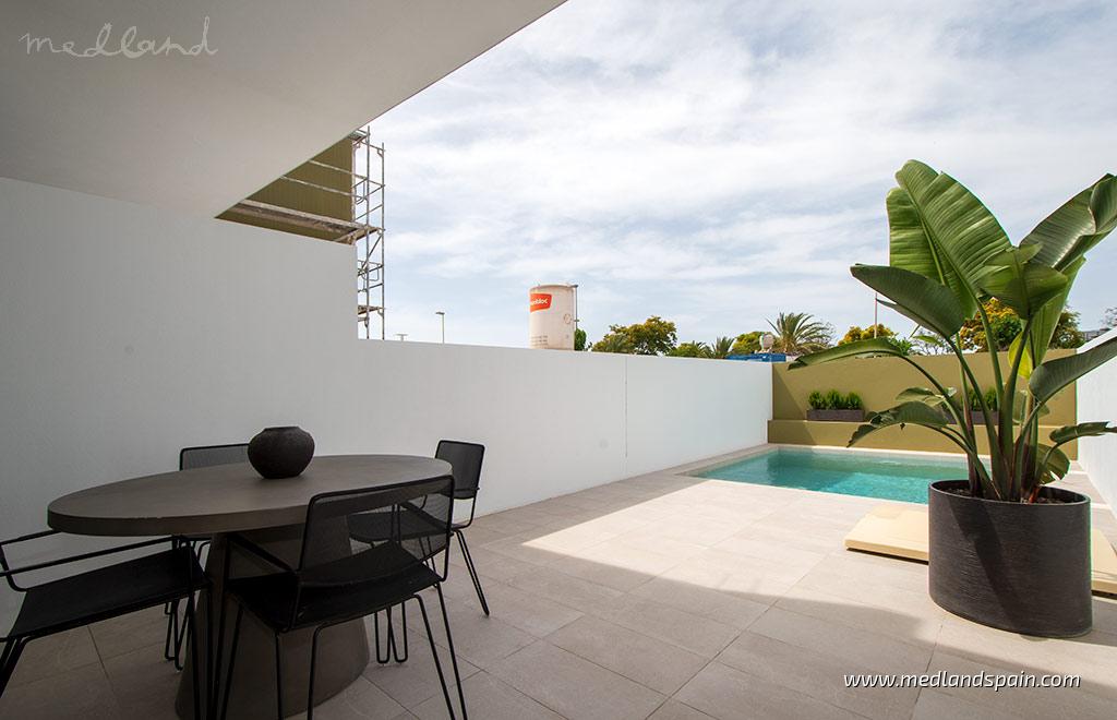 Villa i Pilar de la Horadada, Alicante, Spanien 3 sovrum, 112 kvm. Nr. 121391