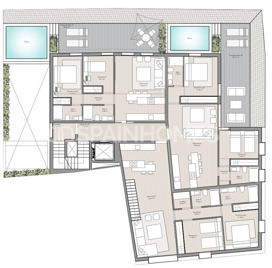 Dzīvoklis Estepona, Malaga, Spānijā 3 istabas, 83 m2 Nr. 131095