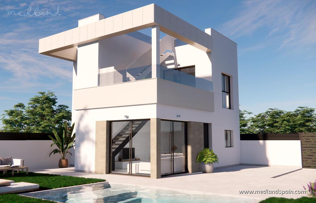 Villa à Vistabella, Alicante, Espagne 3 chambres, 100 m2 No. 122140
