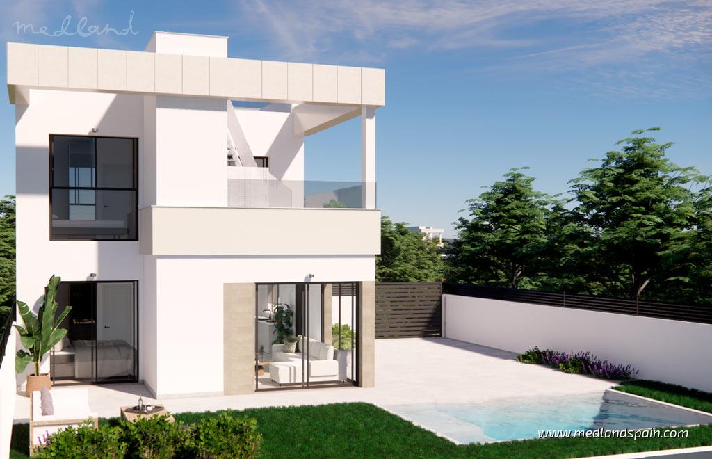 Villa à Vistabella, Alicante, Espagne 3 chambres, 100 m2 No. 122140