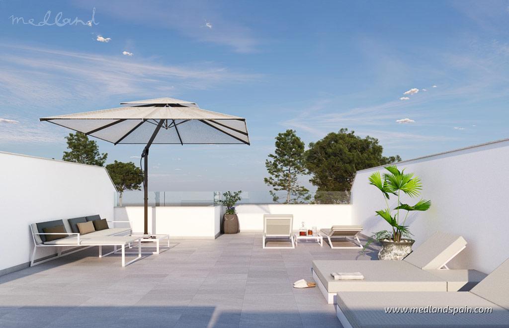 Townhouse in Pilar de la Horadada, Alicante, Spanien 2 Schlafzimmer, 69 m2 Nr. 130104
