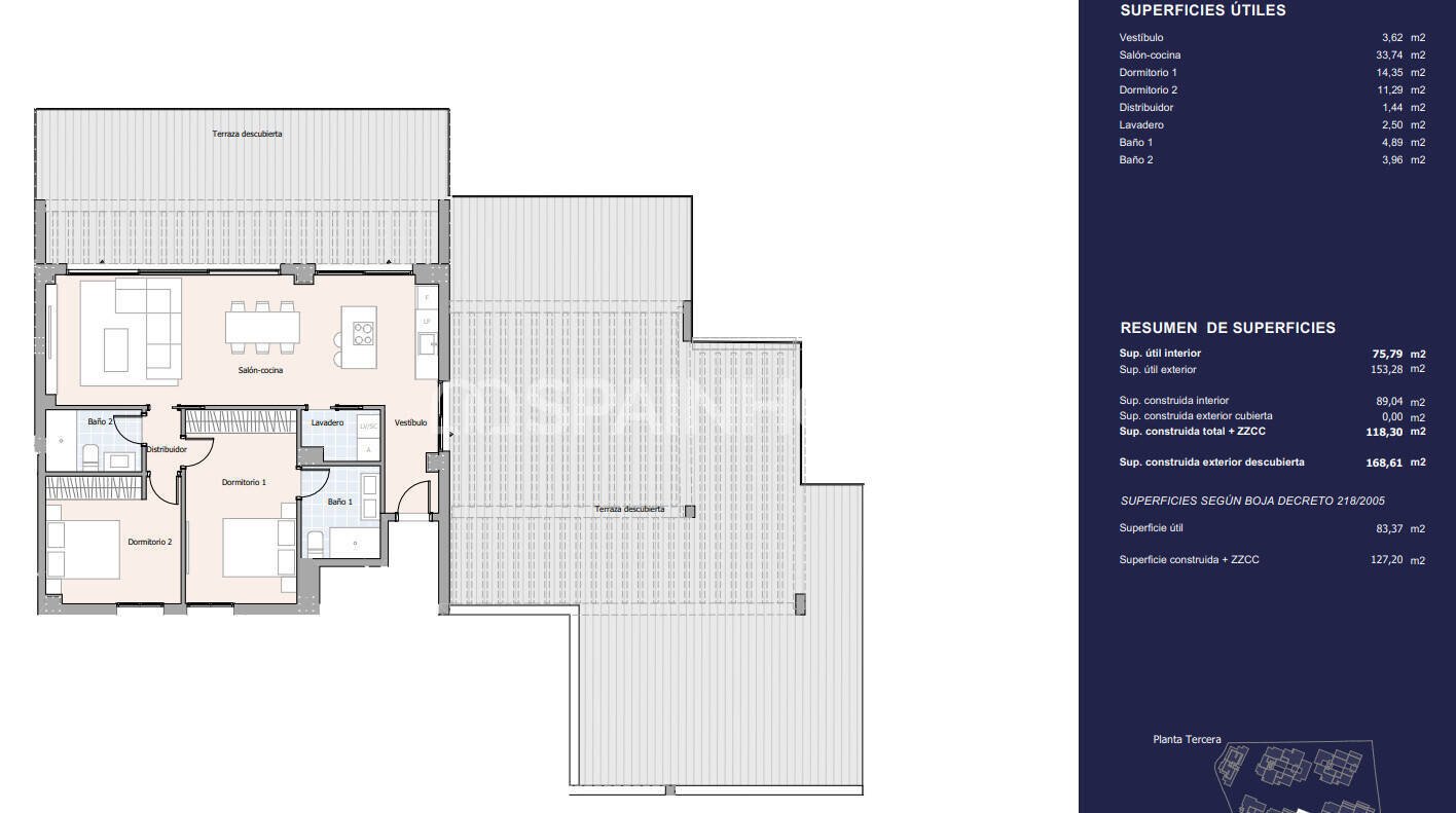 Dzīvoklis Marbella, Malaga, Spānijā 3 istabas, 112 m2 Nr. 120626