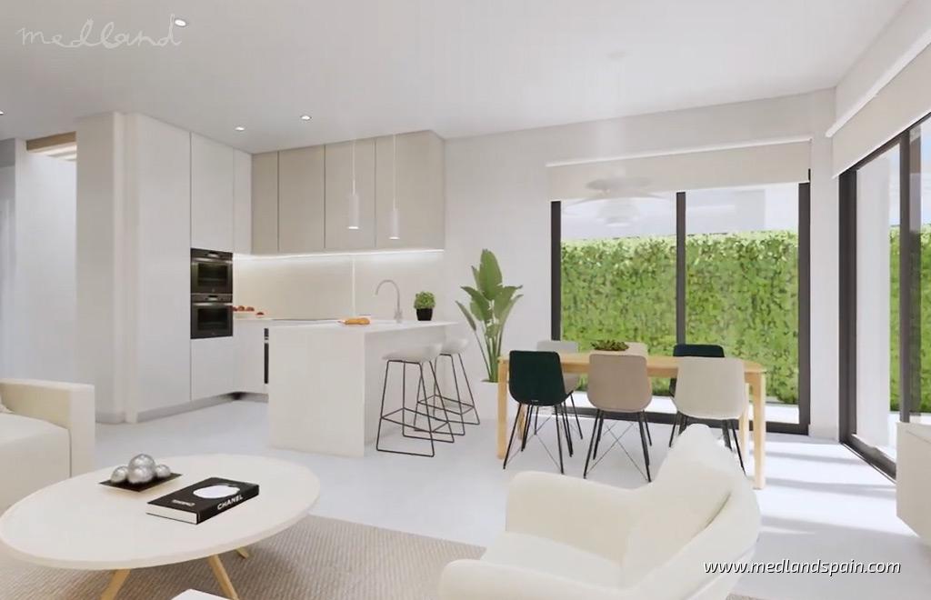 Villa à Los Alcazares, Murcia, Espagne 3 chambres, 125 m2 No. 121694