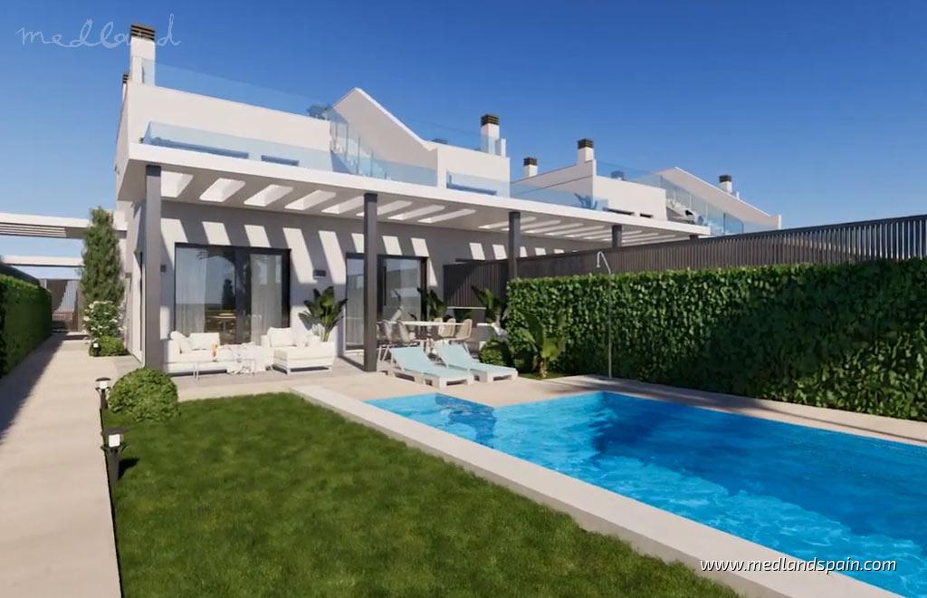Villa à Los Alcazares, Murcia, Espagne 3 chambres, 125 m2 No. 121694