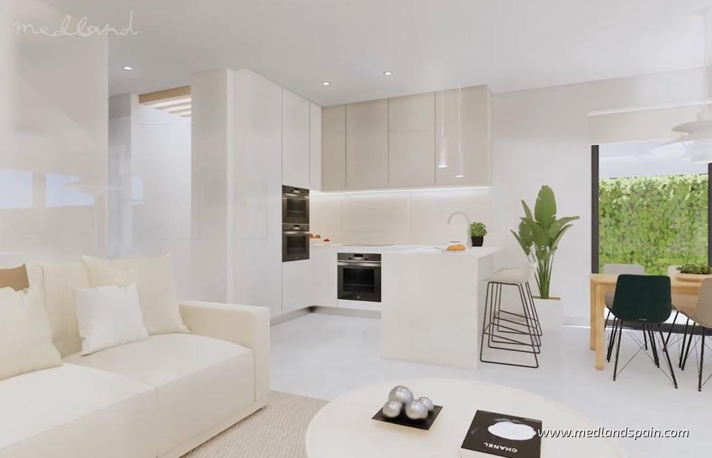 Villa à Los Alcazares, Murcia, Espagne 3 chambres, 125 m2 No. 121694