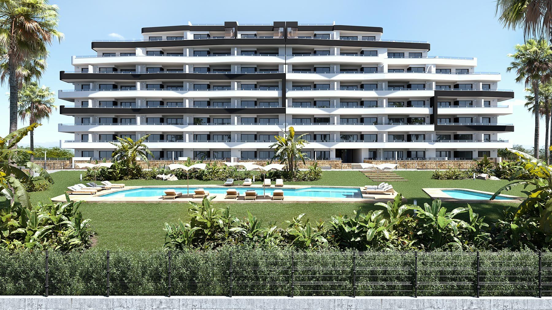 Lägenhet i San Miguel de Salinas, Alicante, Spanien 2 sovrum, 70 kvm. Nr. 128327