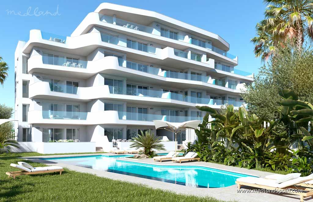 Apartament w Mil Palmeras, Alicante, Hiszpania 2 sypialnie, 70 mkw. nr 130504