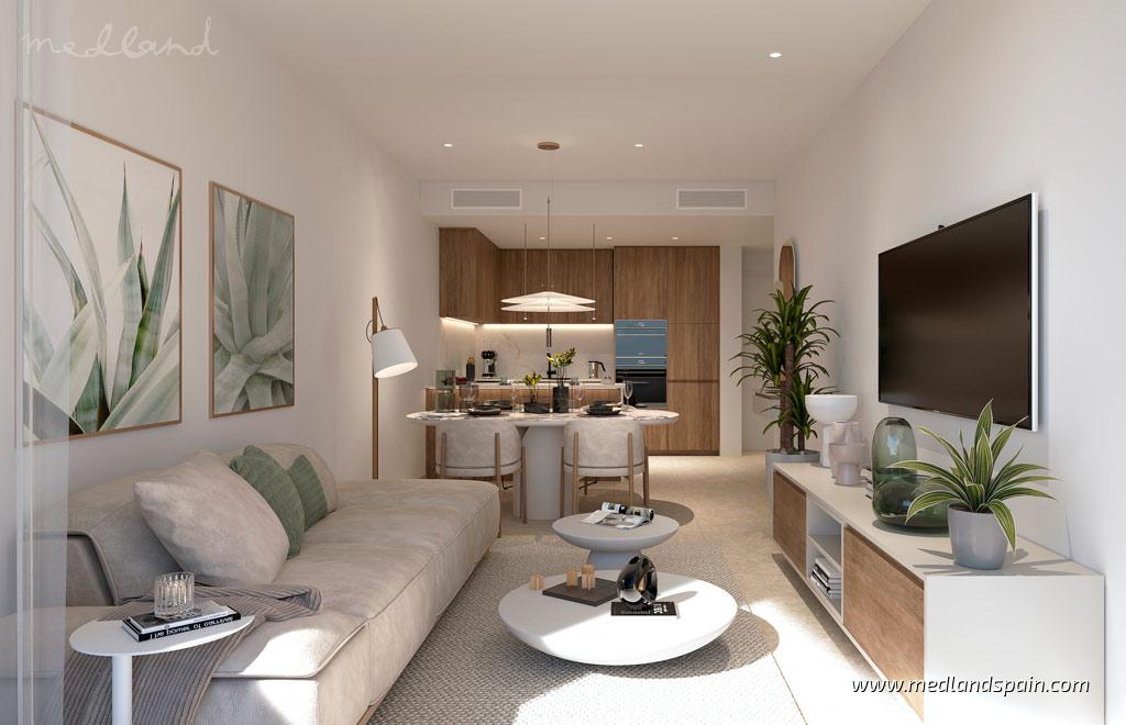 Apartament w Mil Palmeras, Alicante, Hiszpania 2 sypialnie, 71 mkw. nr 130503