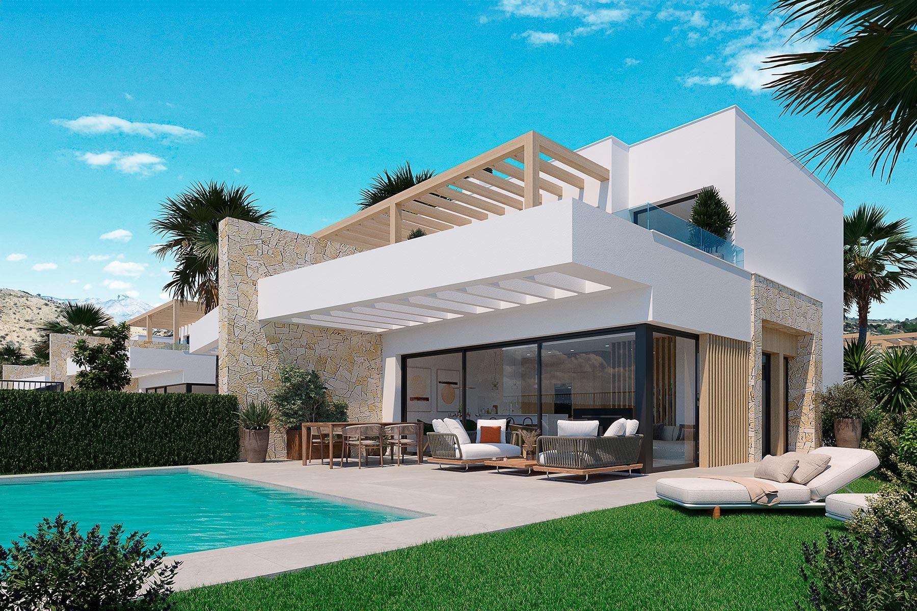 Villa i Alicante, Spanien 3 sovrum, 118 kvm. Nr. 128400
