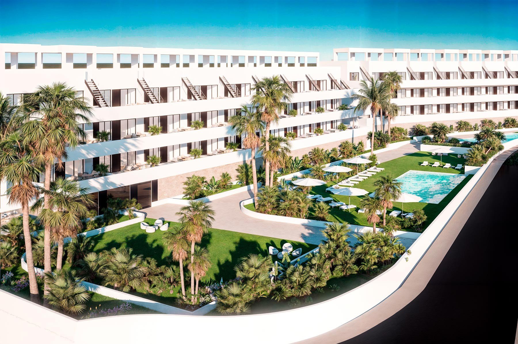 Apartment in Finestrat, Alicante, Spain 2 bedrooms, 66 sq.m. No. 131349