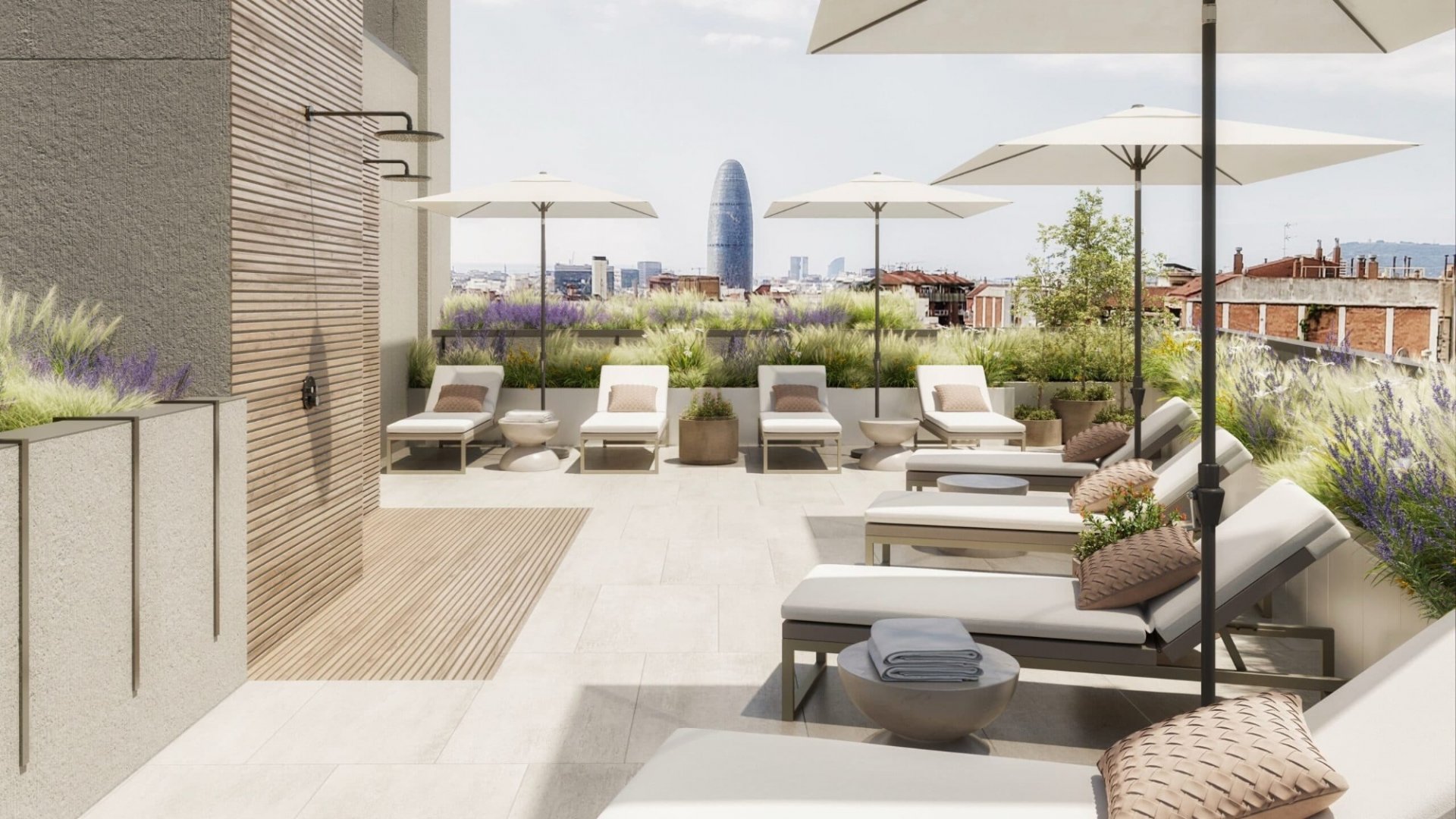 Apartment à Barcelona, Espagne 1 chambre, 61 m2 No. 122654