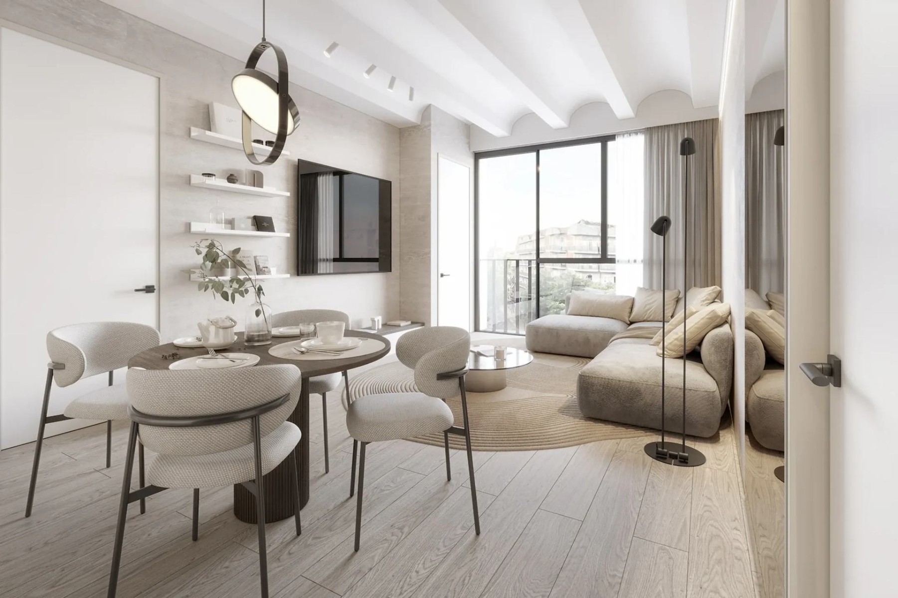 Apartment à Barcelona, Espagne 1 chambre, 61 m2 No. 122654