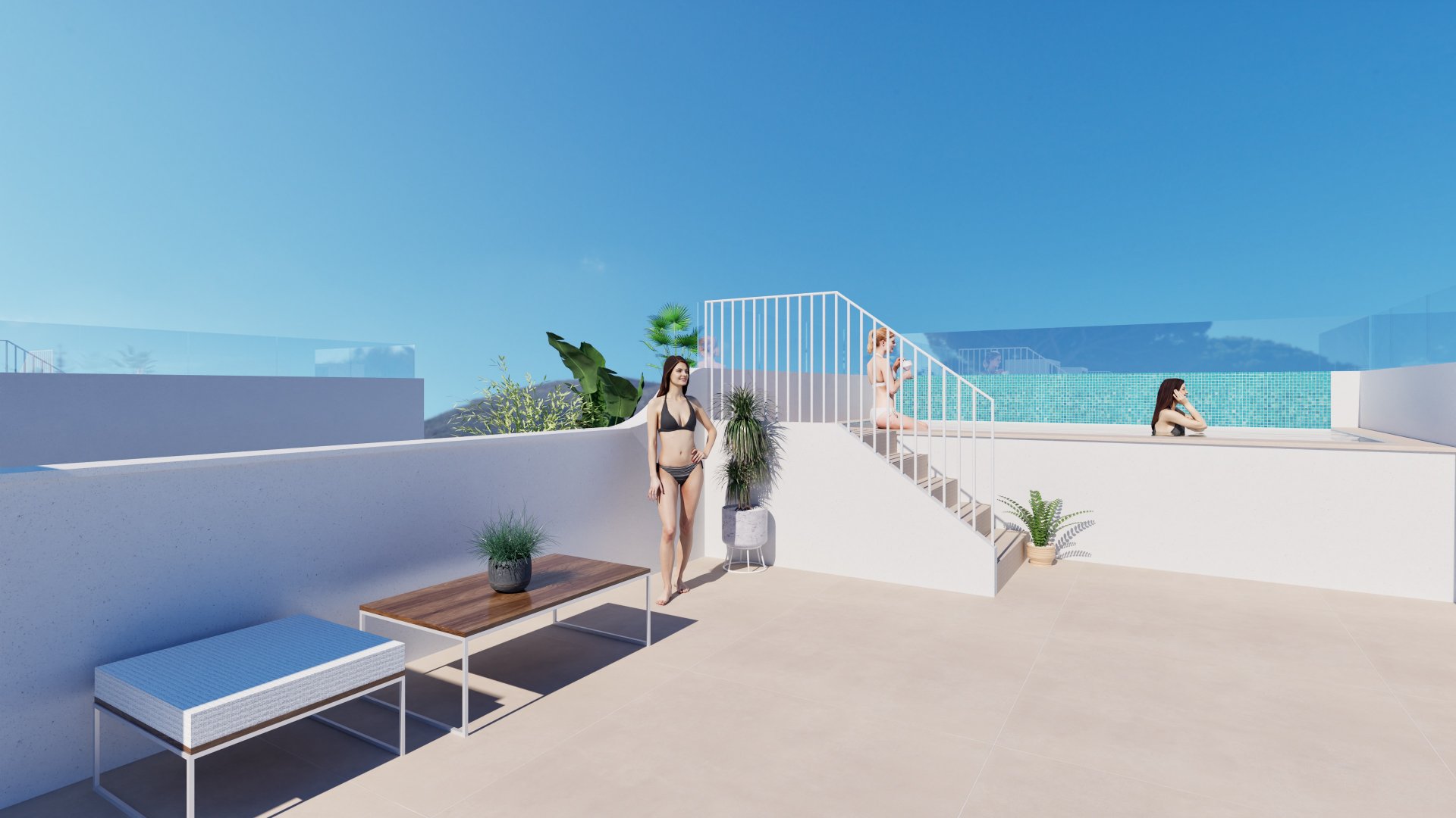 Bungalow in Pilar de la Horadada, Alicante, Spanien 2 Schlafzimmer,  Nr. 132187