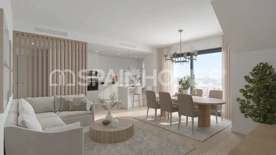 Kattohuoneisto Alicante, Espanja 3 makuuhuonetta, 98 m2 No. 121489