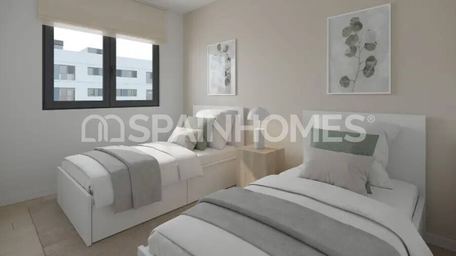 Kattohuoneisto Alicante, Espanja 3 makuuhuonetta, 98 m2 No. 121489