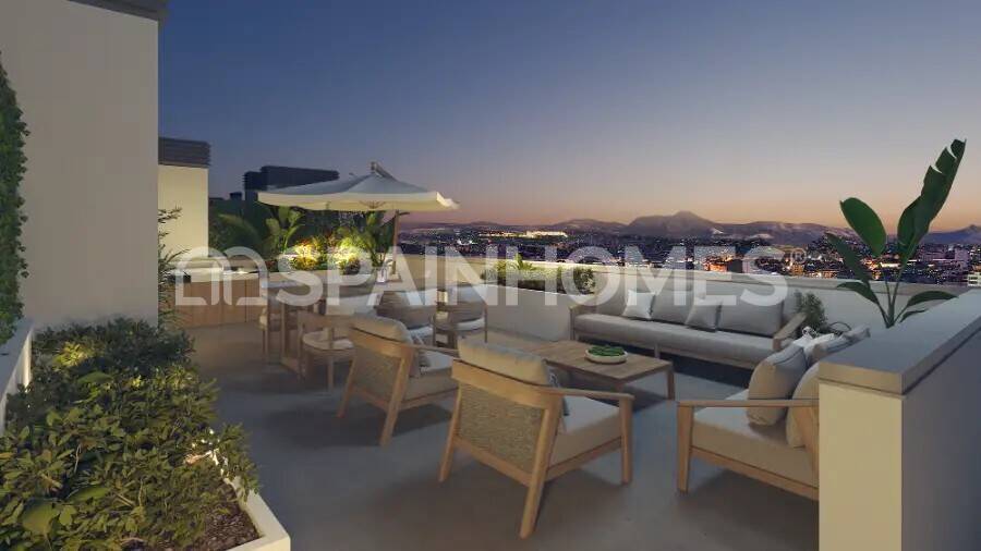 Kattohuoneisto Alicante, Espanja 3 makuuhuonetta, 98 m2 No. 121489