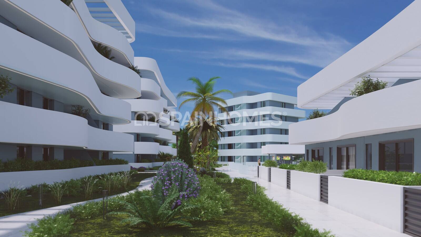 Takvåning i Guardamar del Segura, Alicante, Spanien 2 sovrum, 85 kvm. Nr. 121094