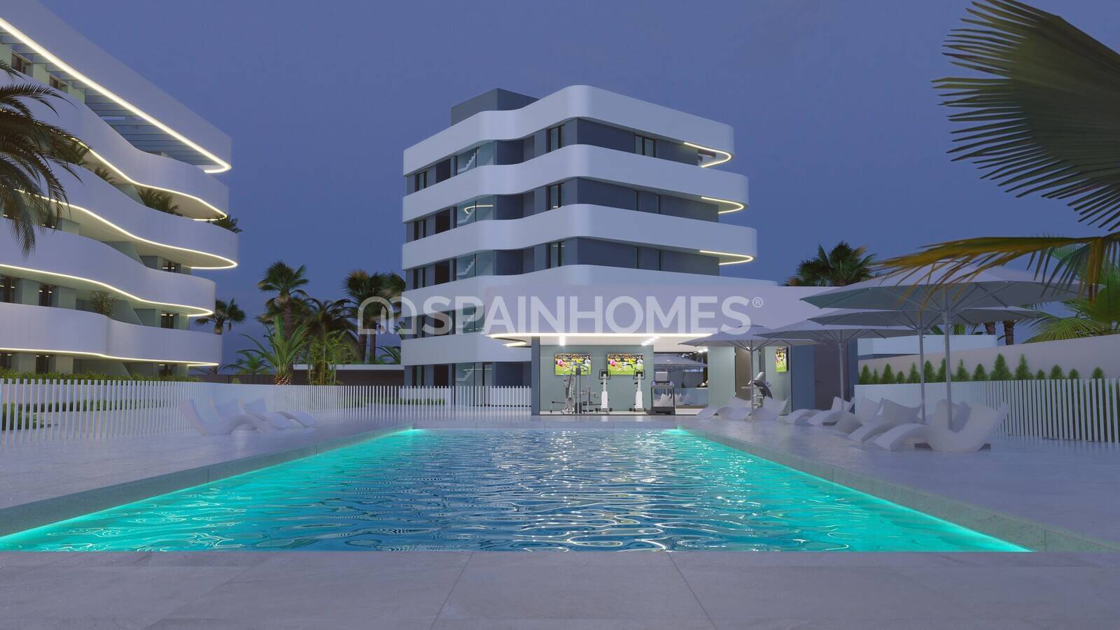 Apartment in Guardamar del Segura, Alicante, Spain 2 bedrooms, 85 sq.m. No. 121093