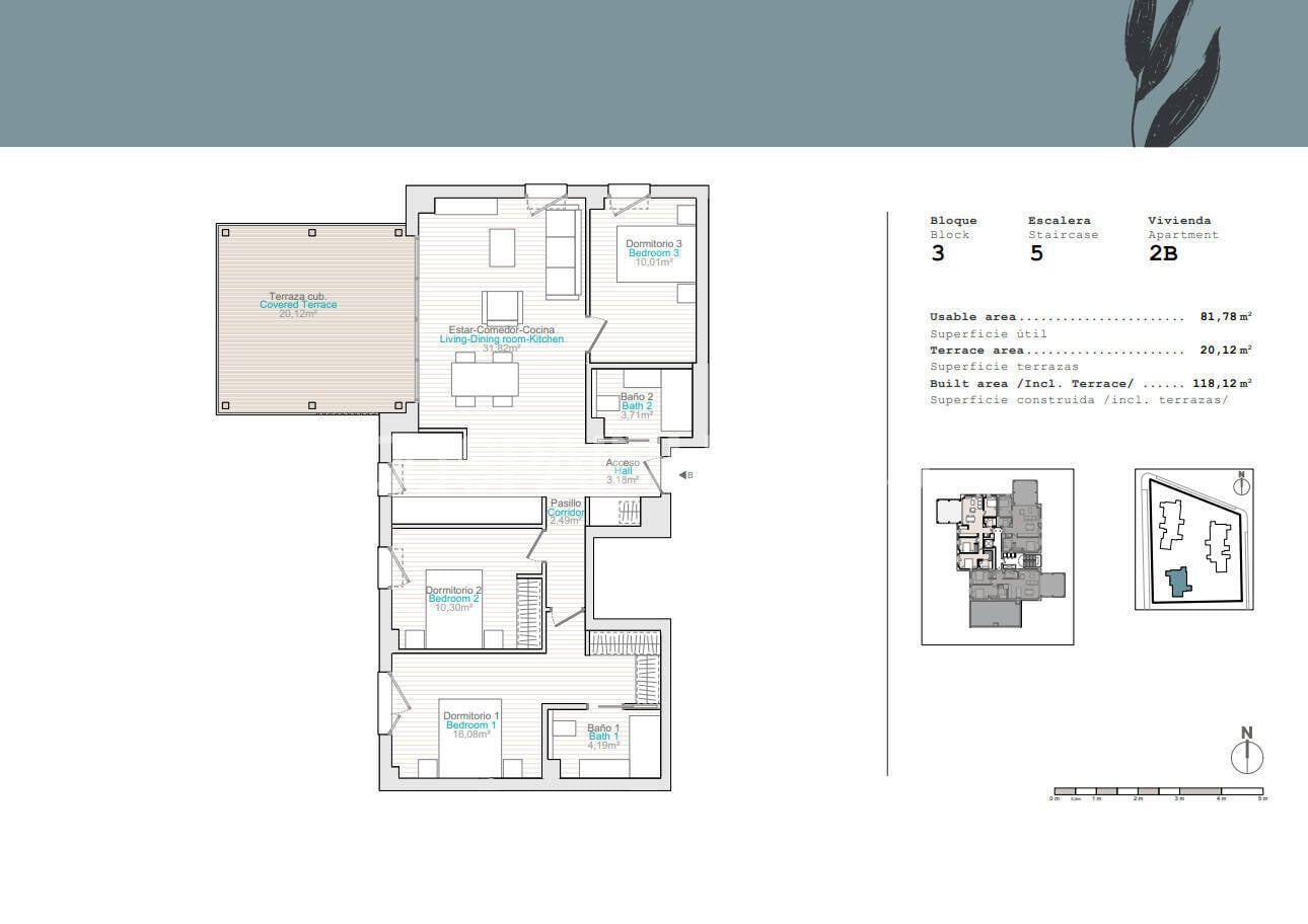 Wohnung in Denia, Alicante, Spanien 3 Schlafzimmer, 90 m2 Nr. 121130