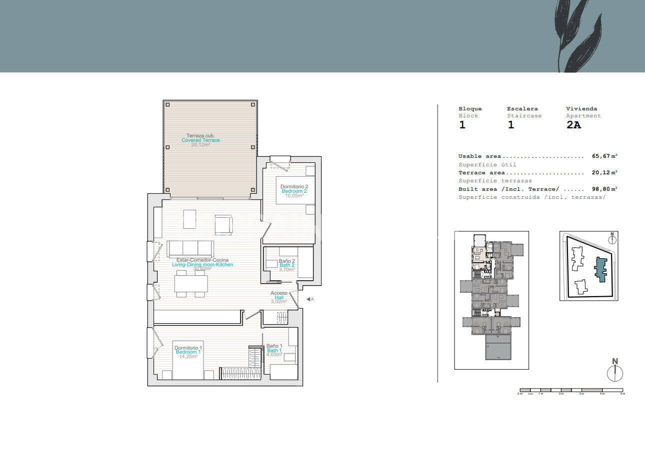 Wohnung in Denia, Alicante, Spanien 3 Schlafzimmer, 90 m2 Nr. 121130