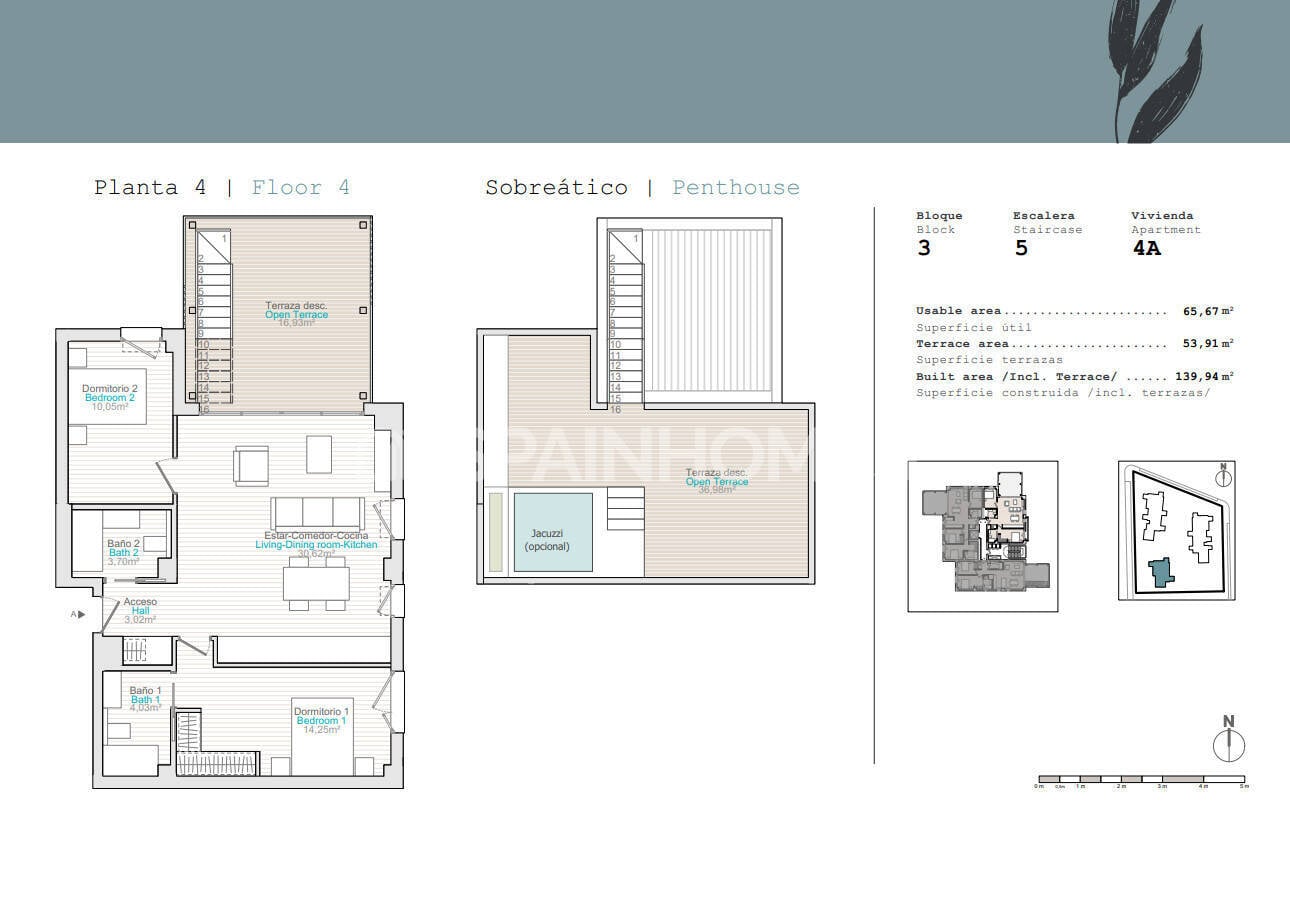 Wohnung in Denia, Alicante, Spanien 3 Schlafzimmer, 90 m2 Nr. 121130
