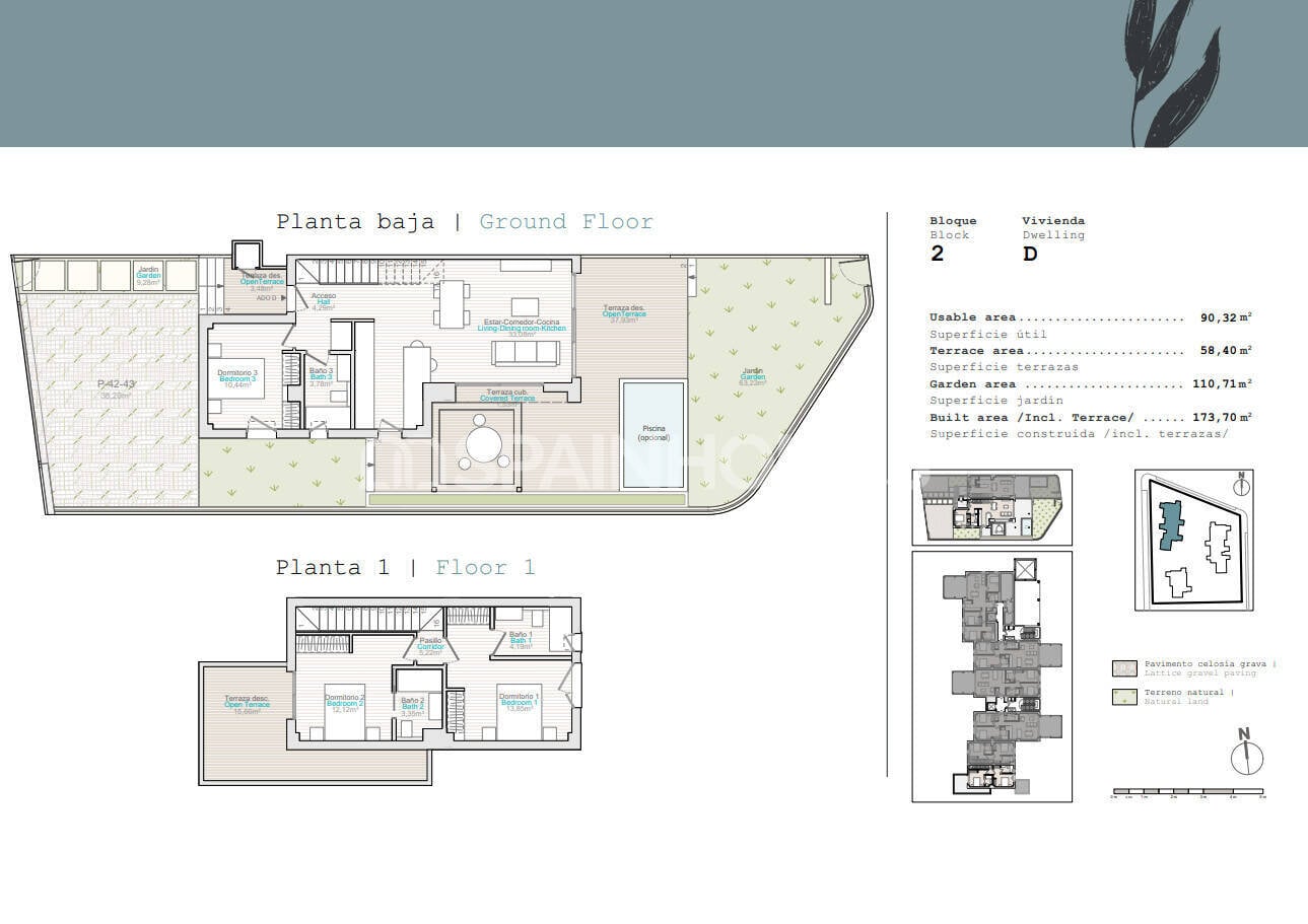 Wohnung in Denia, Alicante, Spanien 3 Schlafzimmer, 90 m2 Nr. 121130