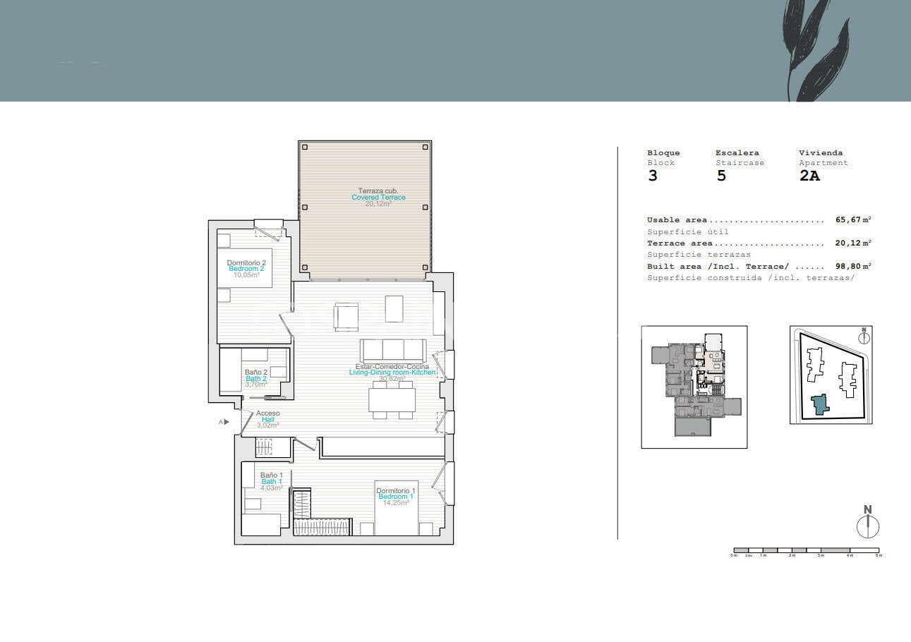 Wohnung in Denia, Alicante, Spanien 3 Schlafzimmer, 90 m2 Nr. 121130